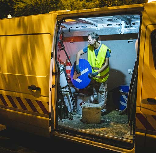 Sorveglianza notturna cantieri